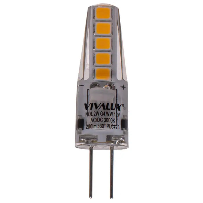 LED BULB G4 2W 200LM 3000K 12 AC/DC VIVALUX - Led крушки<<<Електрически крушки<<<Осветление<<<Praktiker&&&LED