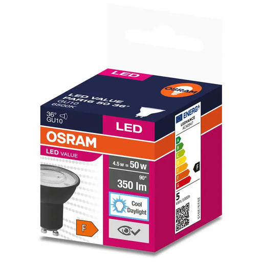 LED BULB GU10 4.5W 4000K OSRAM - Led крушки<<<Електрически крушки<<<Осветление<<<Praktiker&&&LED