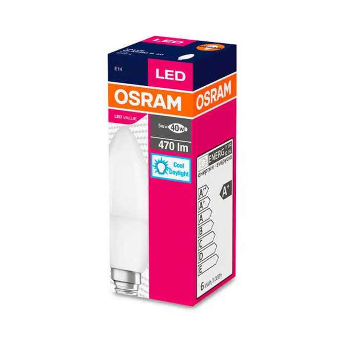 LED BULB OSRAM E14 5W 6500K 470LM - Led крушки<<<Електрически крушки<<<Осветление<<<Praktiker&&&Светодиодни LED