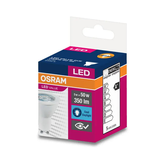 LED BULB OSRAM GU10 5W 6500K - Led крушки<<<Електрически крушки<<<Осветление<<<Praktiker&&&LED