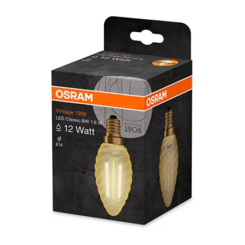 LED BULB VINTAGE E14 1.4W BW13 OSRAM - Декоративни крушки<<<Електрически крушки<<<Осветление<<<Praktiker