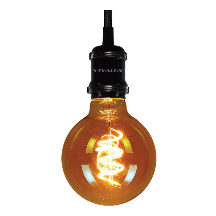 LED BULB VINTAGE E27 4W 2200K 300LM GFD95 DIMMABLE VIVALUX - Декоративни крушки<<<Електрически