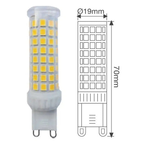 LED BULB VITO G9 8W 4000K 960LM CAPSULE - Led крушки<<<Електрически крушки<<<Осветление<<<Praktiker&&&Светодиодни LED