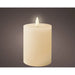 LED Candle Lumineo Beige Cream Ø 7 x 11,2 cm (AAA) - Декорация и Осветление<<<Дом Градина<<<BigBuy&&&LED