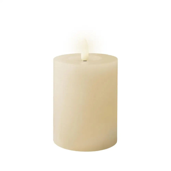 LED Candle Lumineo Beige Cream Ø 7 x 11,2 cm (AAA) - Декорация и Осветление<<<Дом Градина<<<BigBuy&&&LED