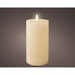LED Candle Lumineo Beige Cream Ø 7 x 15 cm (AAA) - Декорация и Осветление<<<Дом Градина<<<BigBuy&&&LED