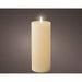LED Candle Lumineo Beige Cream Ø 7 x 19 cm (AAA) - Декорация и Осветление<<<Дом Градина<<<BigBuy&&&LED