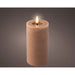 LED Candle Lumineo Brown Ø 7 x 15 cm Flame effect (AAA) - Декорация и Осветление<<<Дом Градина<<<BigBuy&&&LED