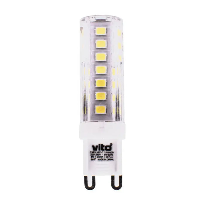 LED CAPSULE G9 6W 6400K 607LM VITO - Led крушки<<<Електрически крушки<<<Осветление<<<Praktiker