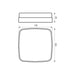LED CEILING 16W 4000K IP54 WHITE VIVALUX BALI/S LED - Влагозащитени осветителни тела<<<Външно