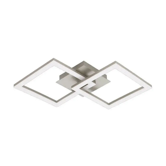 LED CEILING LAMP 20W 3000K NICKEL EGLO HUERTA - LED плафони<<<Вътрешно осветление<<<Осветление<<<Praktiker