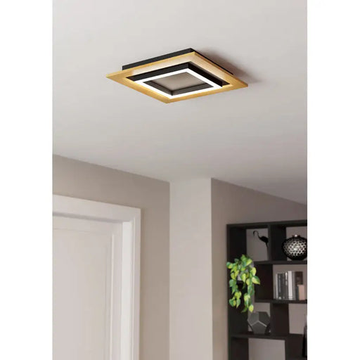 LED CEILING LAMP 21.6W 2700-6500K 37CM BLACK EGLO TIRRENARA - LED плафони<<<Вътрешно осветление<<<Осветление<<<Praktiker