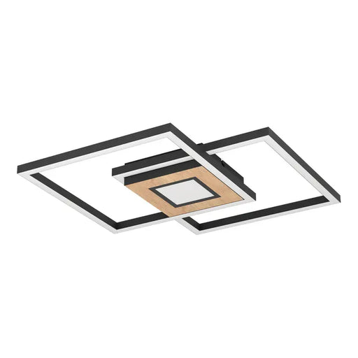 LED CEILING LAMP 2X17W 2700-6500K BLACK EGLO MARINELLO - LED плафони<<<Вътрешно осветление<<<Осветление<<<Praktiker