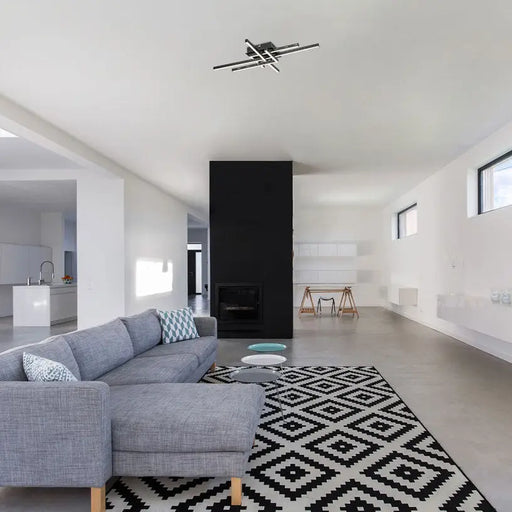 LED CEILING LAMP 35W 4K BLACK RABALUX CASIMIR - LED плафони<<<Вътрешно осветление<<<Осветление<<<Praktiker