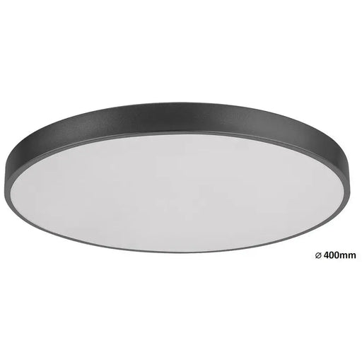 LED CEILING LAMP 36W 2600LM 40CM BLACK RABALUX TESIA - LED плафони<<<Вътрешно осветление<<<Осветление<<<Praktiker&&&LED