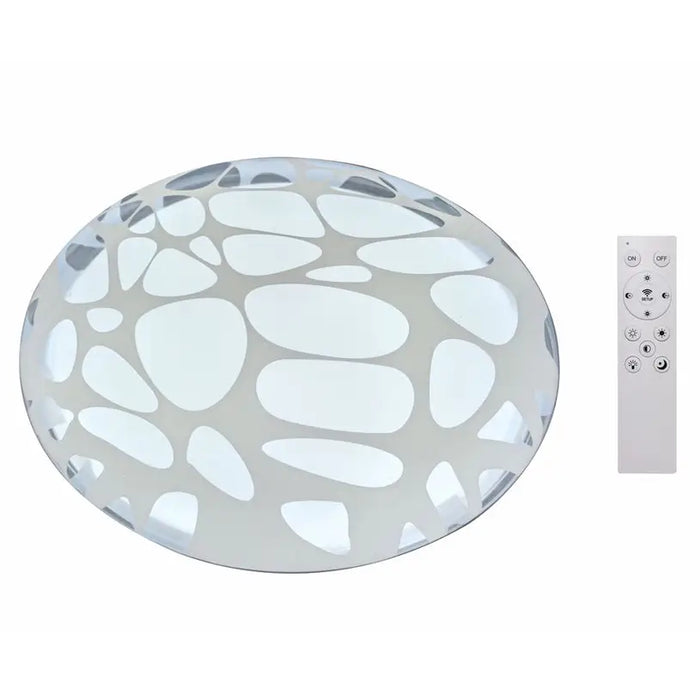 LED CEILING LAMP 64W 5440LM 3000-6500K WITH REMOTE D-IL DOUBLE COVER 2 - LED плафони<<<Вътрешно