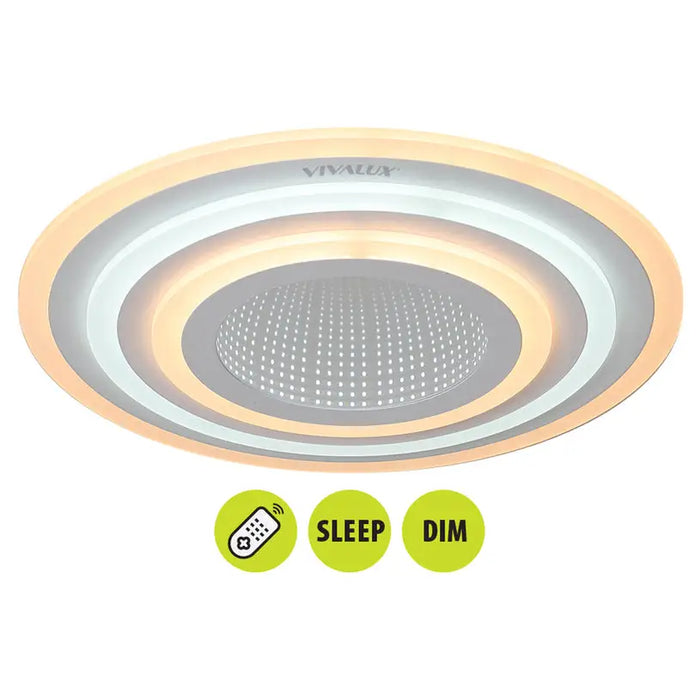 LED CEILING LAMP 75W 4000K 50CM WITH REMOTE VIVALUX SATURN - LED плафони<<<Вътрешно осветление<<<Осветление<<<Praktiker