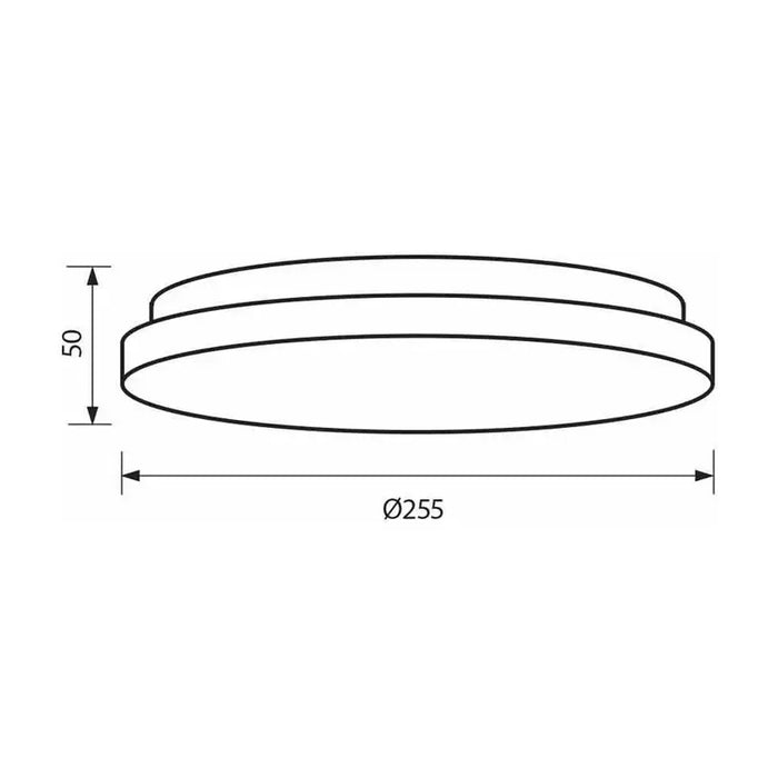 LED CEILING WITH SENSOR 12W 4000K 950LM IP44 VIVALUX KENA - Осветителни тела със сензор<<<Външно