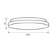 LED CEILING WITH SENSOR 12W 4000K 950LM IP44 VIVALUX KENA - Осветителни тела със сензор<<<Външно