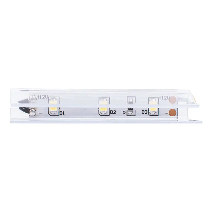 LED CLIP PLASTIC 0.24W 6400K 12V FOR GLASS SHELF GTV - Компоненти<<<Вътрешно осветление<<<Мебели и