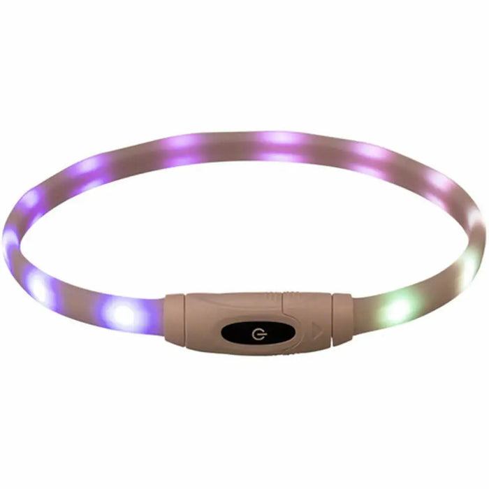 LED Collar for Pets Trixie Multicolour Silicone Plastic - Домашни Животни<<<Дом Градина<<<BigBuy&&&Пътуване и