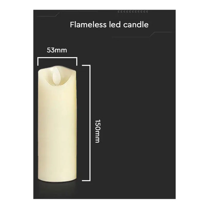 LED DECORATIVE CANDLE ON BATTERIES 15CM V-TAC - Детски лампи<<<Вътрешно осветление<<<Осветление<<<Praktiker&&&Детски