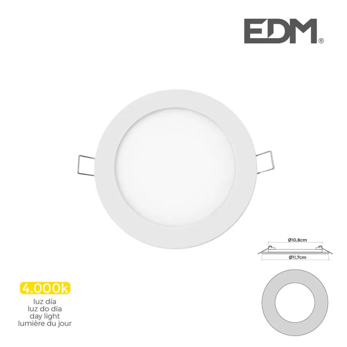 LED Downlight EDM 31602 A G 6 W 320 Lm (4000 K) - Декорация и Осветление<<<Дом Градина<<<BigBuy&&&LED