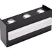 LED FACADE FIXTURE 12W 4200K BI-DIRECTIONAL BLACK HOROZ TWIST - Фасадни тела<<<Външно
