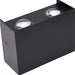 LED FACADE FIXTURE 4W 4200K BI-DIRECTIONAL BLACK HOROZ PROTON - Фасадни тела<<<Външно