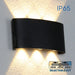 LED FACADE FIXTURE 6W 3000-6400K IP65 BLACK VIVALUX ARUBA - Фасадни тела<<<Външно