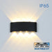 LED FACADE FIXTURE 8W 3000-6400K IP65 BLACK VIVALUX ARUBA - Фасадни тела<<<Външно