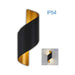 LED FACADE FIXTURE BI-DIRECTIONAL 4000K BLACK VIVALUX APOLLO - Фасадни тела<<<Външно