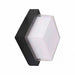LED FACADE FIXTURE SQUARE 7W 3000K 550LM IP65 BLACK V-TAC - Фасадни тела<<<Външно