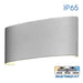 LED FACADE LUMINAIRET 8W 3000-6400K IP65 WHITE VIVALUX ARUBA - Фасадни тела<<<Външно