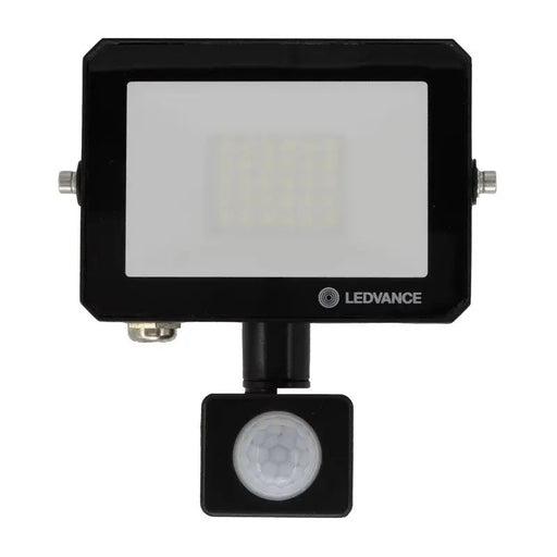 LED FLOODLIGHT WITH SENSOR FLOODLIGHT EFFECT SENSOR 20W 840 BLACK LEDVANCE - Диодни тела индустриални<<<Източници на