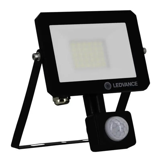 LED FLOODLIGHT WITH SENSOR FLOODLIGHT EFFECT SENSOR 20W 840 BLACK LEDVANCE - Диодни тела индустриални<<<Източници на