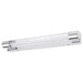 LED FLUID FOR BATHROOM 2X5W 2X450LM 4000K 40CM IP44 CHROME RABALUX ABBEY - Осветители за баня<<<Вътрешно