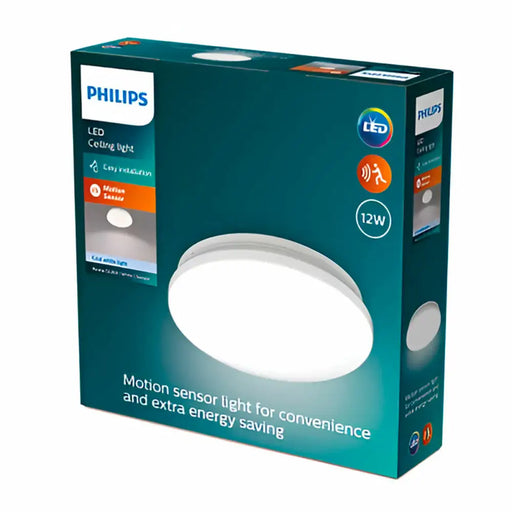LED Flush-fitting ceiling light Philips acuna 12 W Ø 24,5 cm White Metal (4000 K) - Декорация и Осветление<<<Дом