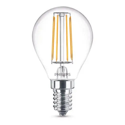 LED KR E14 4W 470LM 2700K BALL FILAMENT PHILIPS - Декоративни крушки<<<Електрически