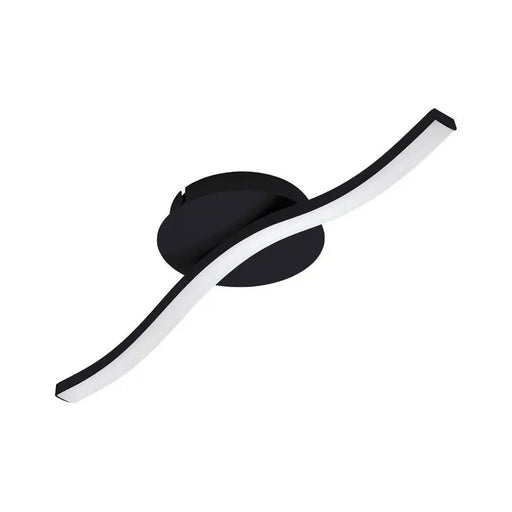 LED LAMP 1X6W 800LM 3000K BLACK/WHITE EGLO CABEZAS 1 - LED плафони<<<Вътрешно осветление<<<Осветление<<<Praktiker&&&LED