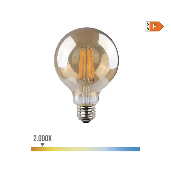 LED lamp EDM 98628 F 8 W 55 W E27 720 Lm 12,5 x 17 cm Ø 12,5 x 17 cm Vintage (2000 K) - Декорация и Осветление<<<Дом