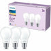 LED lamp Philips A60 E27 Soft green E 7 W 60 W E27 806 lm 3 Units (2700 K) - Декорация и Осветление<<<Дом