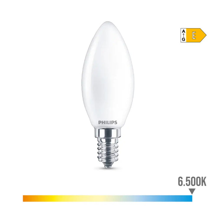 LED lamp Philips Candle E 6,5 W E14 806 lm 3,5 x 9,7 cm (6500 K) - Декорация и Осветление<<<Дом Градина<<<BigBuy&&&LED