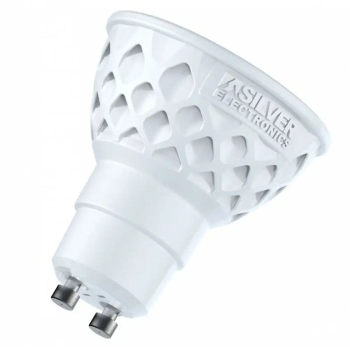 LED Lamp Silver Electronics 460110 4W GU10 5000K - Декорация и Осветление<<<Дом Градина<<<BigBuy&&&LED