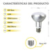 LED lamp Silver Electronics 999007 R90 E27 Grey 12 W 3000K - Декорация и Осветление<<<Дом Градина<<<BigBuy&&&LED