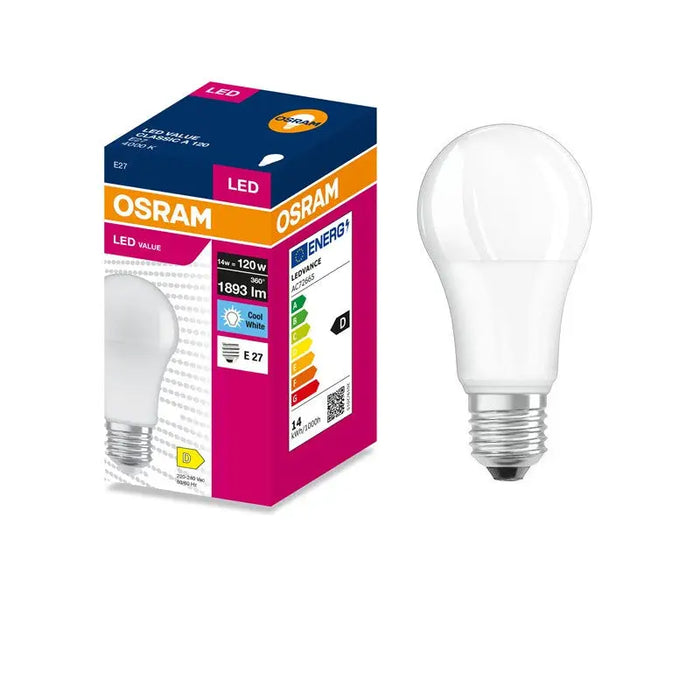 LED LAMP VALUE CLA120 1893lm/840 E27 LEDVANCE - Диодни лампи за бита<<<Източници на светлина<<<AmperelB2B