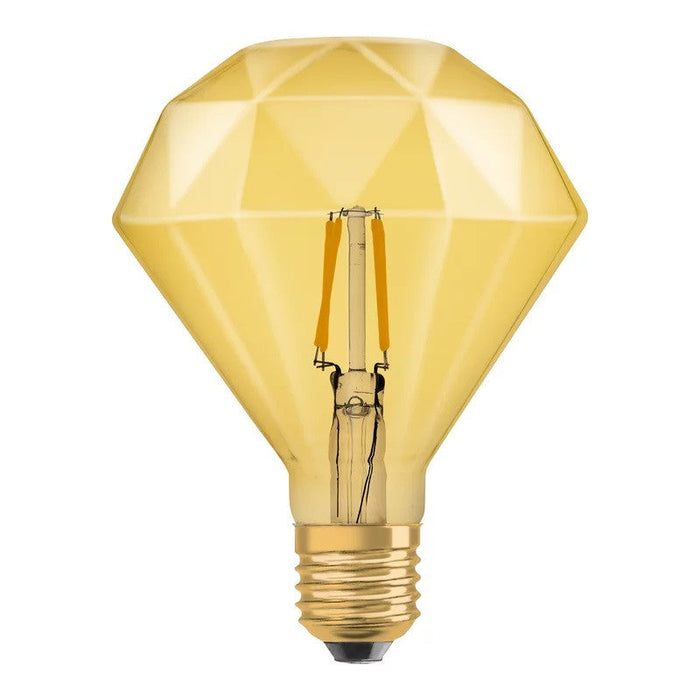 LED LAMP VINTAGE 1906 LED CL DIAMOND FIL GOLD 40/4.5W/825 E LEDVANCE - Диодни лампи за бита<<<Източници на