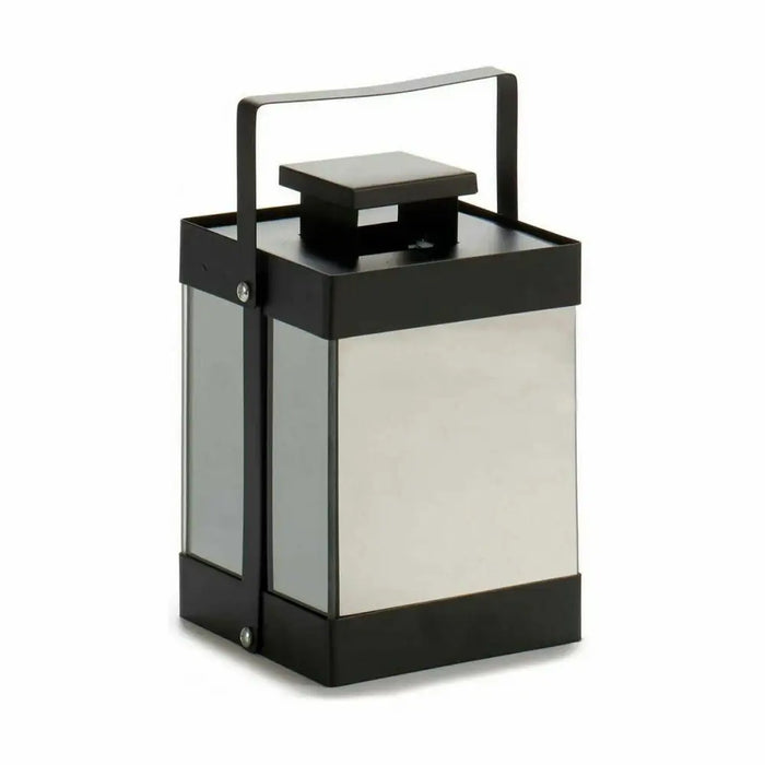 LED Lantern Gift Decor Black 12,5 x 18,5 x 12,5 cm Mirror (6 Units) - Декорация и Осветление<<<Дом