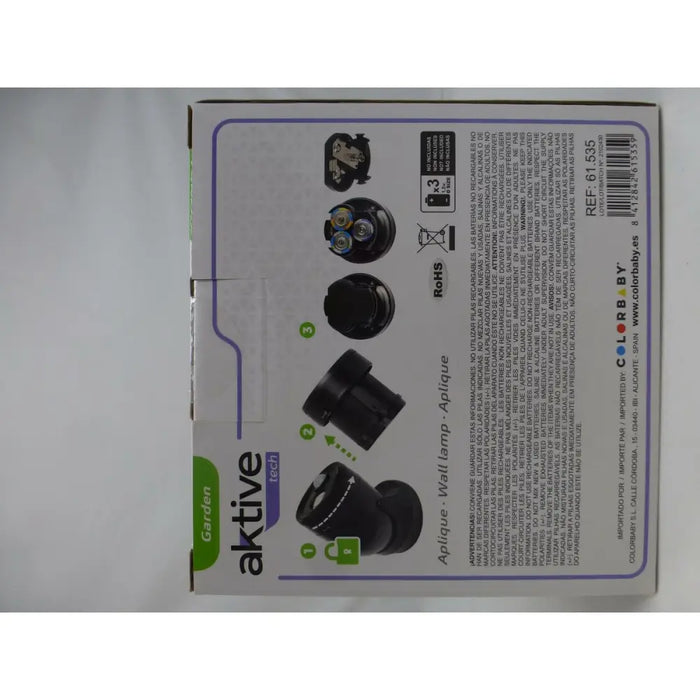 LED Light with Movement Sensor Aktive Plastic 10,5 x 12,5 x 13,5 cm (12 Units) - Декорация и Осветление<<<Дом