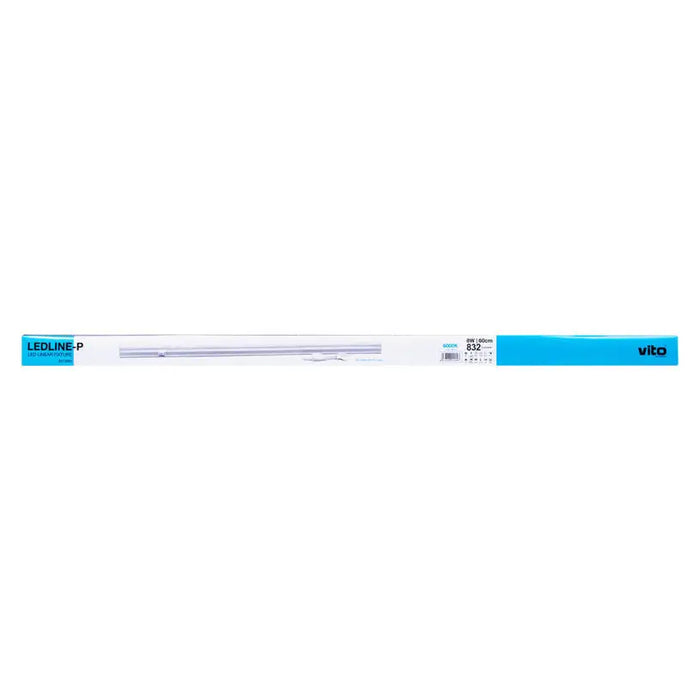 LED LINE FLUMINUM 8W 6000K 57CM WITH KEY AND CABLE WITH PLUG VITO LEDLINE-P - Линейни осветителни тела<<<Външно